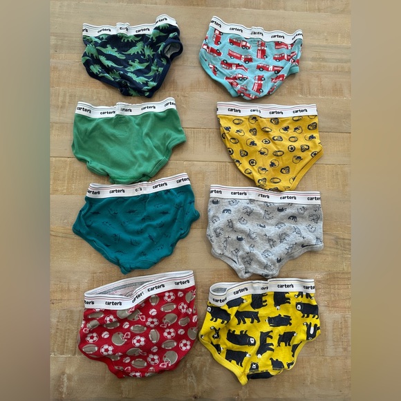 8 Carters boys toddlers underwear briefs - Picture 2 of 11